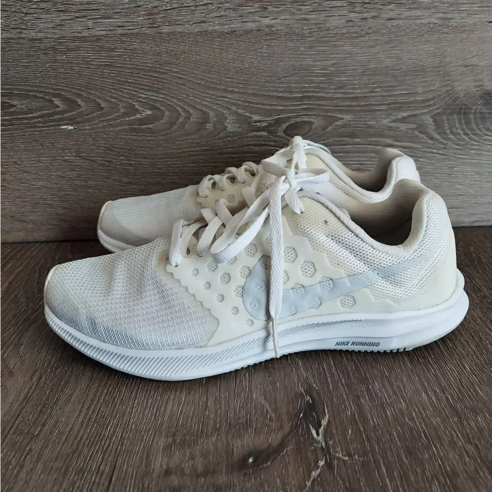 Nike Downshifter 7 Running Shoe White/ Pure Platinum Size 7